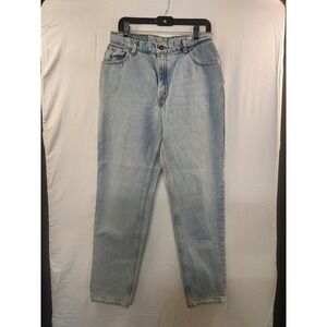 Levi's 550 Women's Relaxed Fit Tapered Leg Jeans Light Blue Size 14 Reg Long